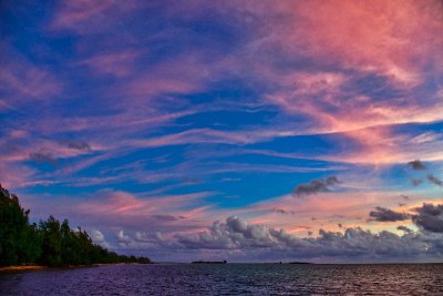 Sunrise on Mangrove Cay, Andros Island, The Bahama  105a  