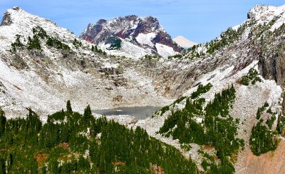 Vesper Peak, Lake Elan, Sperry Peak, Big Four Mountain, Mt Baker, Cascade Mountains, Washington 547