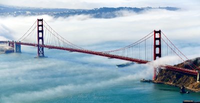 Golden Gate Bridge, Fort Point National Historic Site, San Francisco, California 324a 