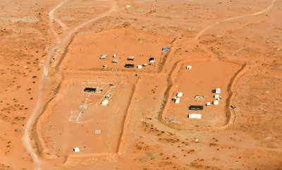 Tents in Saudi Desert, Ath Thumamah National Park, Saudi Arabia 1048