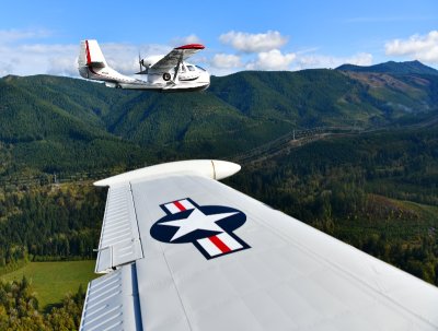 Formation flying with Seabea Seaplane, Howard Hansen Reservoir, Washington 323  