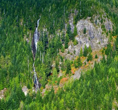Waterfall on North Wallace River, Gold Bar, Washington 246