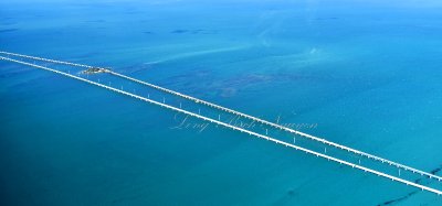 Seven Mile Bridge, Pigeon Key, Overseas Highway, Florida Overseas Highway Heritage Trail, Knight Key Channel, Florida Keys 