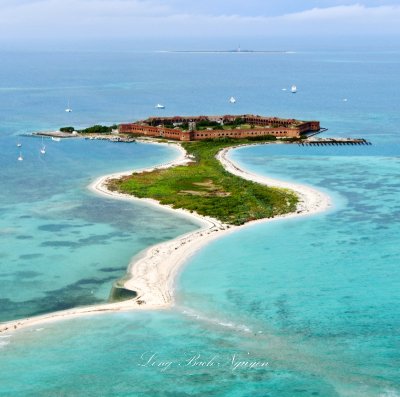Fort Jefferson, Dry Tortugas National Park , Bush Key, Long Key, Loggerhead Lighthouse, Loggerhead Key, Key West, Florida Keys