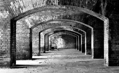 Fort Jefferson, Casemate Interiors, Dry Tortugas National Park , Key West, Florida Keys, Florida 522
