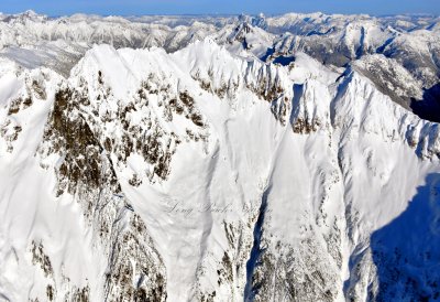 Mount Fury, Luna Peak, Mount Prophet, Mount Spickard, The Picket Range, North Cascades National Park, Washington 717 