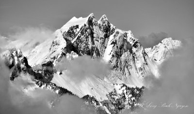 Three Finger Mountain and Mount Bullon, Cascade Mountains, Washington 237  