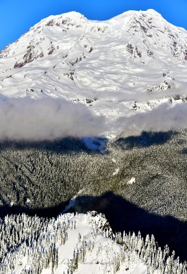 Gobblers Knob Lookout, Puyallup Glacier, Sunset Ridge, Sunset Amphitheater, Liberty Cap, St Andrews Rock, Puyallup Cleaver 