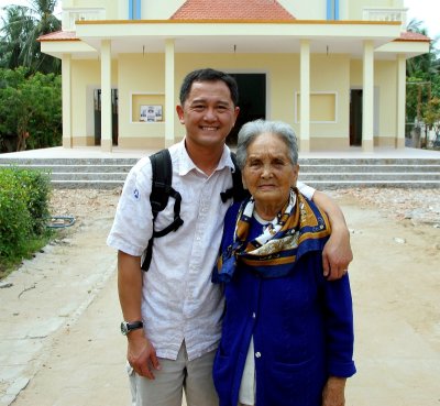Grandma and I in Ben Tre, Vietnam  