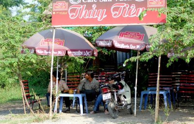 Rest Stop Cafe along highway, Vietnam 197 