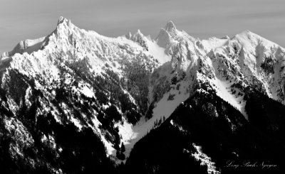 Gunshy Peak, Jumpoff Ridge, Gunn Peak, Lewis Creek, Tailgunner Peak, Wing Peak, Cascade Mountains, Index, Washington 079