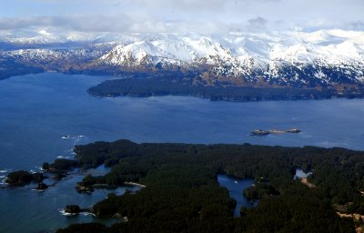 Spruce Island, Narrow Strait, Monashka Mountain, Devils Prong, Monashka Bay, Kodiak Island, Alaska 141