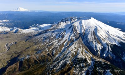 Mount St Helens, Lava Dome, Thre Breach, Sasquatch Steps, Floating Island Lava Flow, National Volcanic Monument, Mount Adam, Was