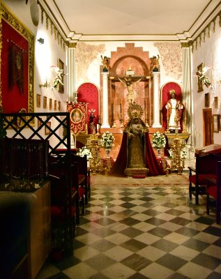 Small Chapel Interior in Marbella, Malaga, Spain 806