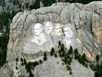 Mount Rushmore National Monument, G Washington, T Jefferson, T Roosevelt, A Lincoln, Keystone, South Dakota 608a