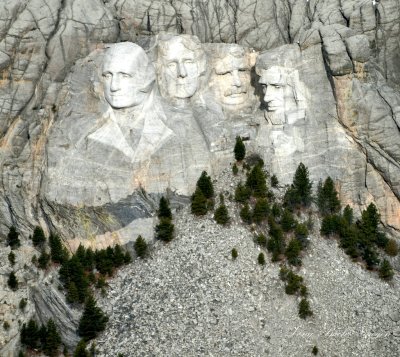 Mount Rushmore National Monument, G Washington, T Jefferson, T Roosevelt, A Lincoln, Keystone, South Dakota 609