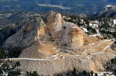 Crazy Horse Memorial, Oglala Lakota  Warrior, Black Hills, Custer County, South Dakota 647 