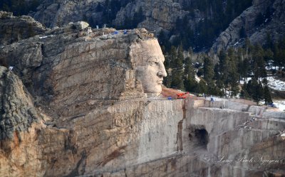 Crazy Horse Memorial, Oglala Lakota  Warrior, Black Hills, Custer County, South Dakota  
