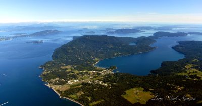 Orcas Island, Eastsound Airport, East Sound, Blakely Island, Rosario Strait, Lummi Island, Sinclair Island, Cypress Island 