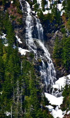 Waterfalls on Mt Persis, Cascade Mountains, Washington 034 