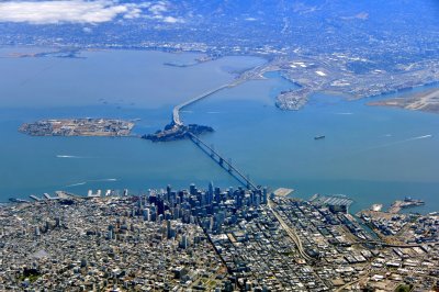San Francisco, Financial District, Embarcadero, North Beach, Oracle Park, SF-Oakland Bay Bridge, Yerba Buena Island, San Francis