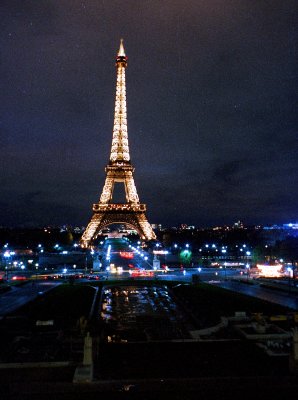 Place du Trocadero, Palais de Chaillot, Jardins du Trocadro, Pont d'Ina, Carousel of the Eiffel Tower, Eiffel Tower, Champ de 