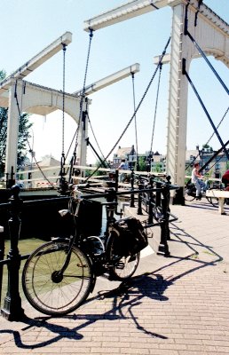 Magere Brug -Skinny Bridge, Amstel River, Amsterdam, Netherlands 1996  