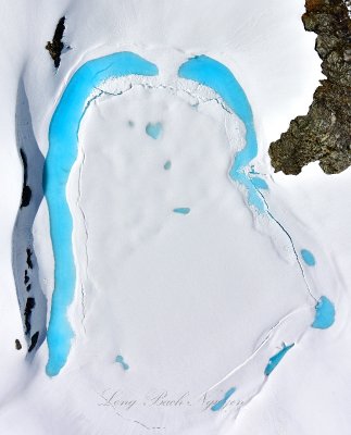 Little Blue Heart Locket on White Dress, Lake on Mount Formidable, North Cascades Mountain, Washington 291