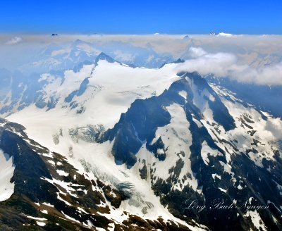 Paul Bunyans Stump, Colonial Glacier, The Needle, The Horseman, Snowfield Peak, Neve Glacier, Primus Peak, Tricouni Peak, Eldora