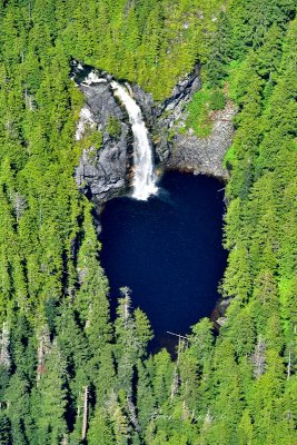Twin Falls, Twin Falls Lake, Bald Mountain, Cascade Mountains, Washington 112  