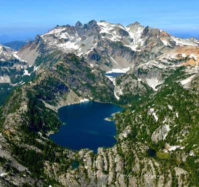 Mount Daniel, Spada Lake, Venus Lake, Cascade Mountains, Wenatchee National Forest, Washington 351