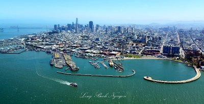 SF Maritime Natl Historical Park, Fishermans Wharf, Pier 39, North Beach, Russian Hill, Coit Tower, Embarcadero, San Francisco 