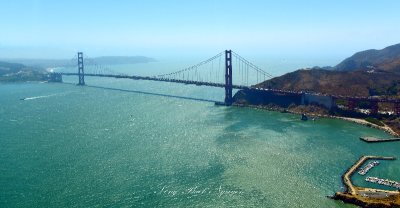Golden Gate Bridge, Lime Point Historic Lighthouse, Golden Gate Vietw point, Fort Point National Historic, San Francisco 