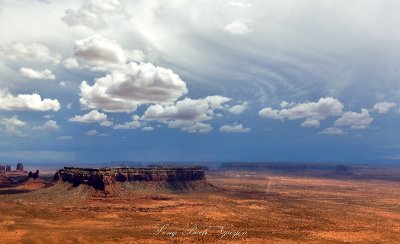 Thunderstorms over Monument Valley Navajo Tribal Park, Navajo Nation, Utah-Arizona 1034  