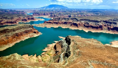 Lake Powell, Colorado River, Glen Canyon National Recreational area, Navajo Mountain, Navajo Nation, Utah 783 