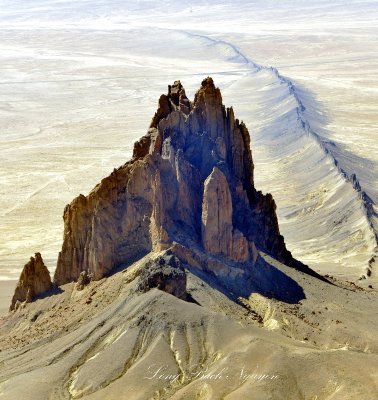 Shiprock Peak, Rock with Wings, Navajo Nation, New Mexico 295  