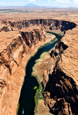 Horseshoe Bend, Eightmile Bar, Finger Rock, Colorado River, Page, Tower Butte, Navajo Mountain, Navajo Nation, Arizona 574