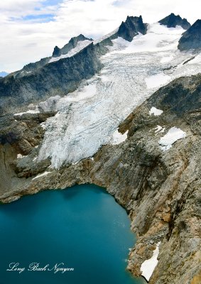 Mount Daniel, Lynch Glacier, Pea Soup Lake, Cascade Mountains, Washington 387 