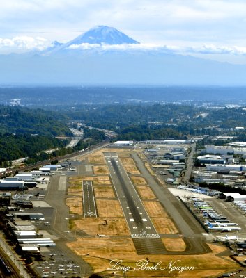 Boeing Field, King County International Airport, Boeing Flight Test, Mount Rainier, Seattle, Washington 388