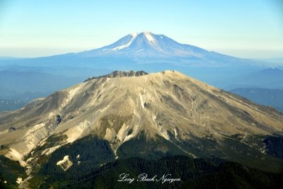 Mount St Helens National Volcanic Monument, Mount Adams, Stratovolcanoes, Cascade Mountains, Washington 1047 