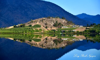 Perfect Reflection on Roses Lake, Stormy Mountain, Manson, Washington 141 