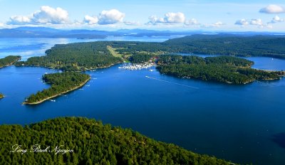 Roche Harbor, Roche Harbor Airport and Marina, Pearl Island, Davison Head, Bazalgette Point, San Juan Island, Washngton 679 