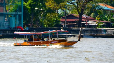 Bangkok water taxi on Chao Phraya River, Bangkok, Thailand 137  