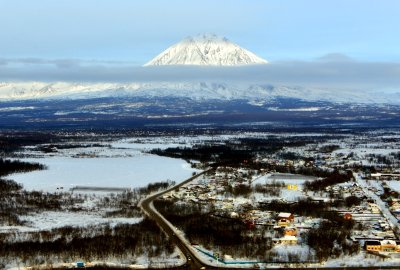 Koryaksky or Koryakskaya Sopka, Avachinskiy Vulkan, sopka Uglovaya, Petropavlovsk-Kamchatskiy, Kamchatka Krai, Russia 347