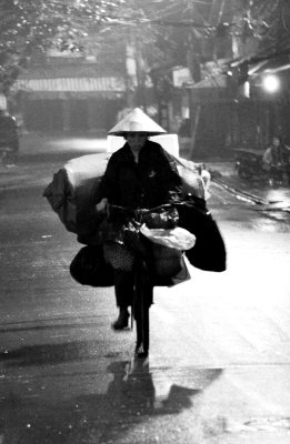 Alone in Old Quarter Hanoi, Vietnam 2186  