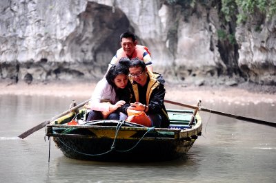 Tourists and guide in Halong Bay, Vietnam 147  