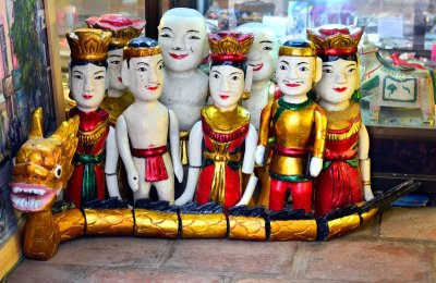 Water Puppets in gift shop, Hanoi, Vietnam 370 