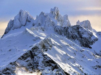 Overcoat Peak, Overcoat Glacier, Chimney Rock, Lemah Mountain, Cascade Mountains, Washington 705