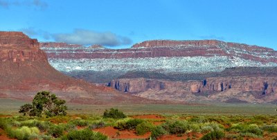 Late Spring Snow on Tyende Mesa, Kayenta, Navajo Nation 172  