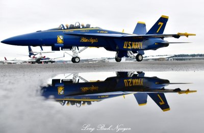 Super Hornet Blue Angels 7 at Boeing Field, Seattle, Washington 189